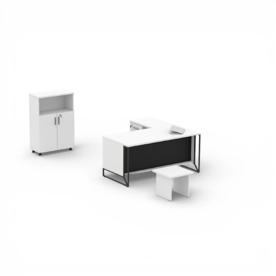 Luban Çalışma Masası (Beyaz)