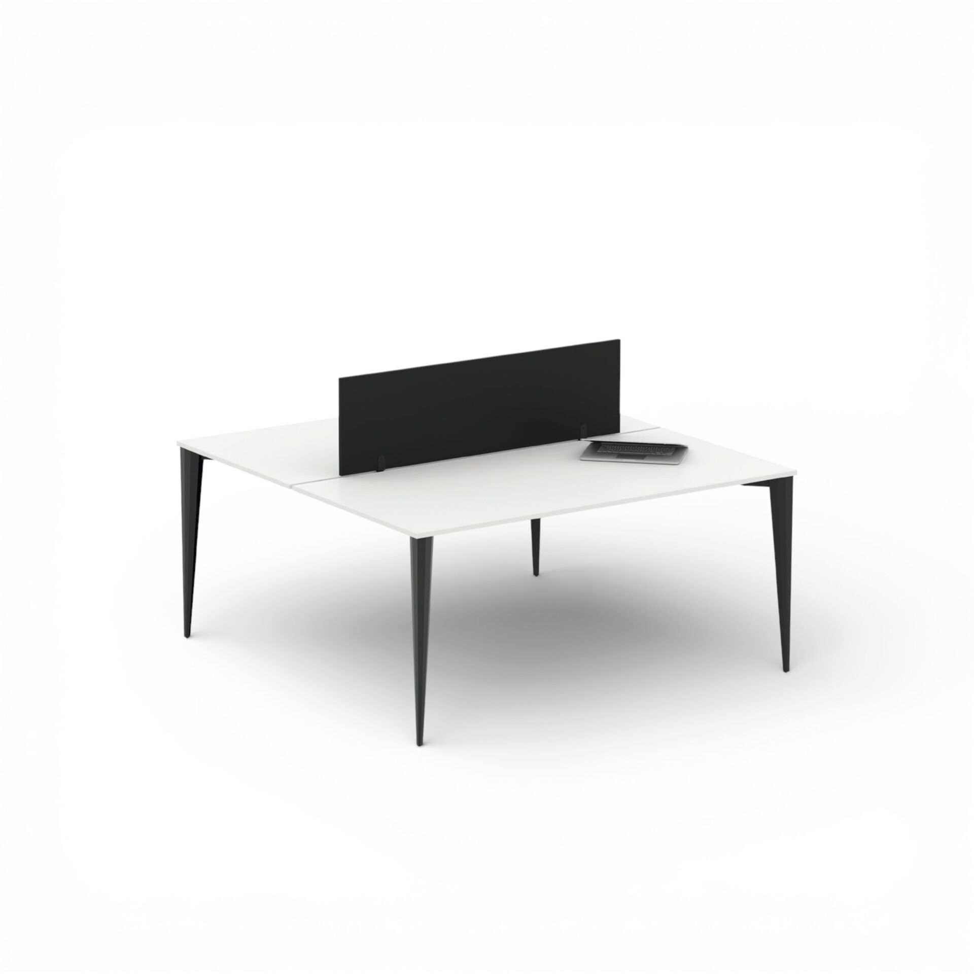 Up İkili Workstation (beyaz)