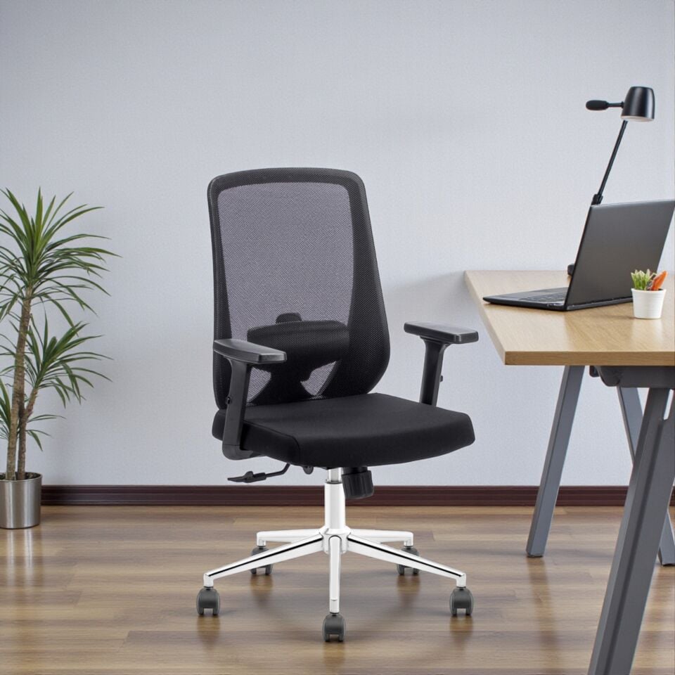 Prime Çalışma Koltuğu (Siyah-Ayarlanabilir Kol)