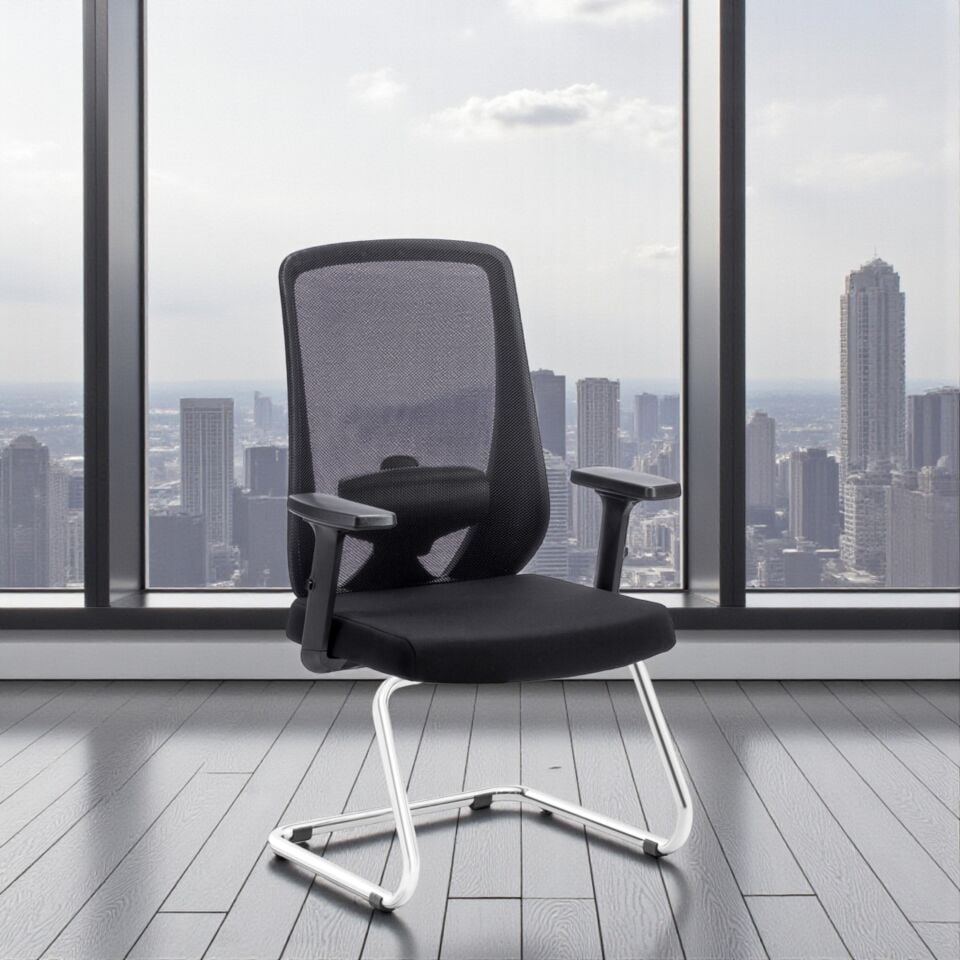 Prime Misafir Koltuğu (Siyah-Ayarlanabilir Kol-U Ayak)