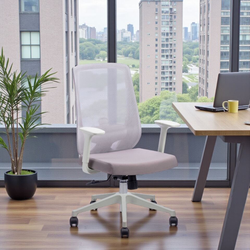Prime Çalışma Koltuğu (Gri-Ayarlanabilir Kol)