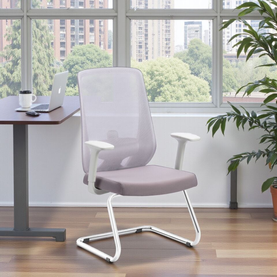 Prime Misafir Koltuğu (Gri-Ayarlanabilir Kol-U Ayak)