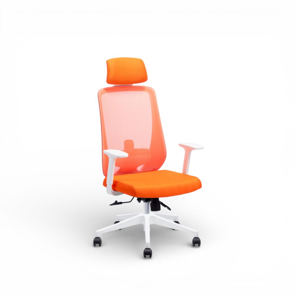 Prime Makam Koltuğu (Turuncu-Ayarlanabilir Kol)