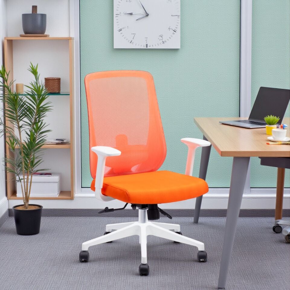 Prime Çalışma Koltuğu (Turuncu-Ayarlanabilir Kol)