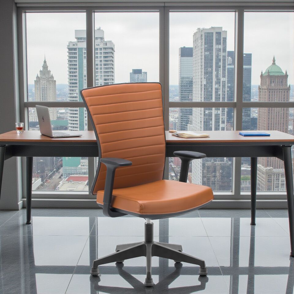 Harmony Misafir Koltuğu (Deri Kaplama-Plastik Yıldız Ayak)