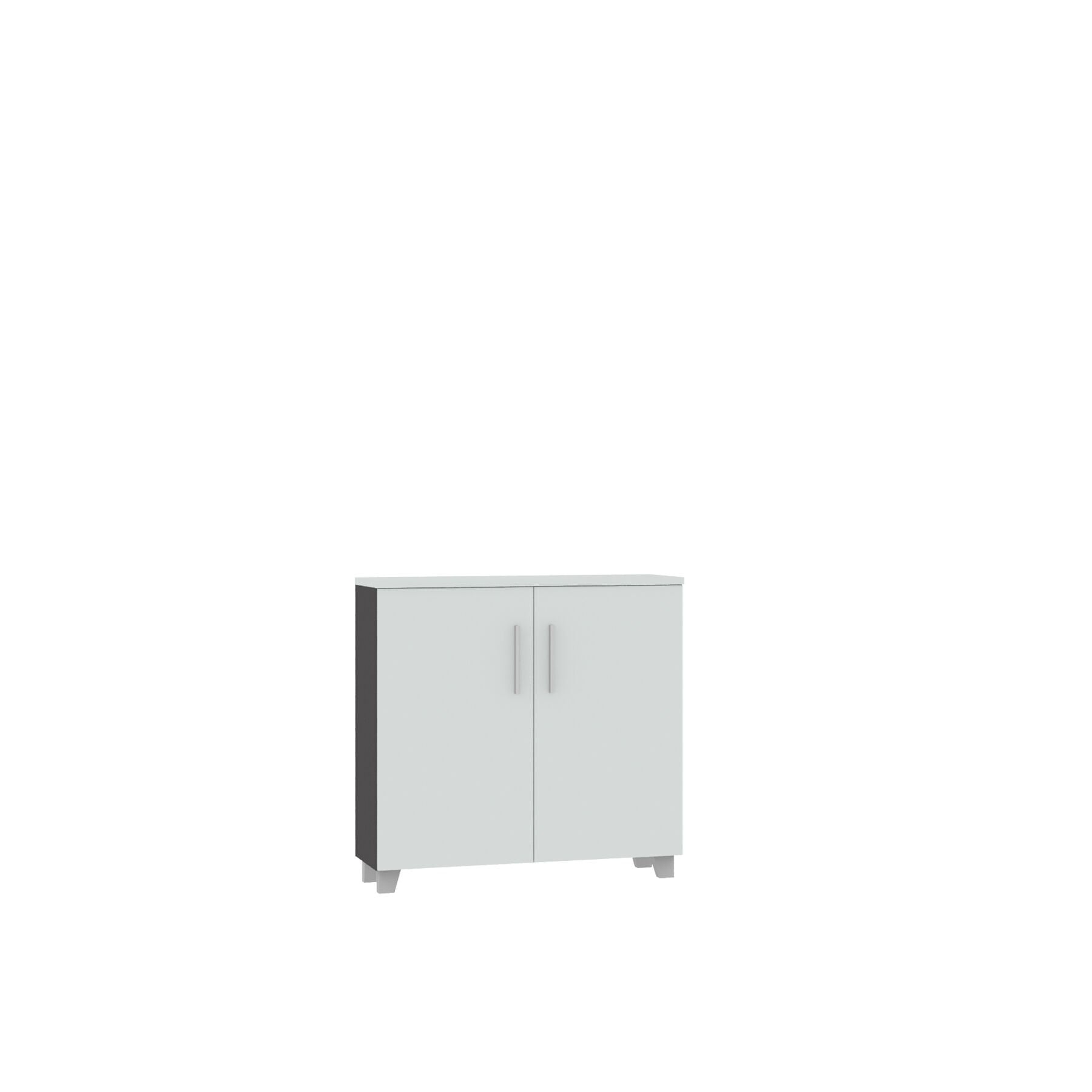 Kilitli Boydan Kapaklı Dolap (83cm)