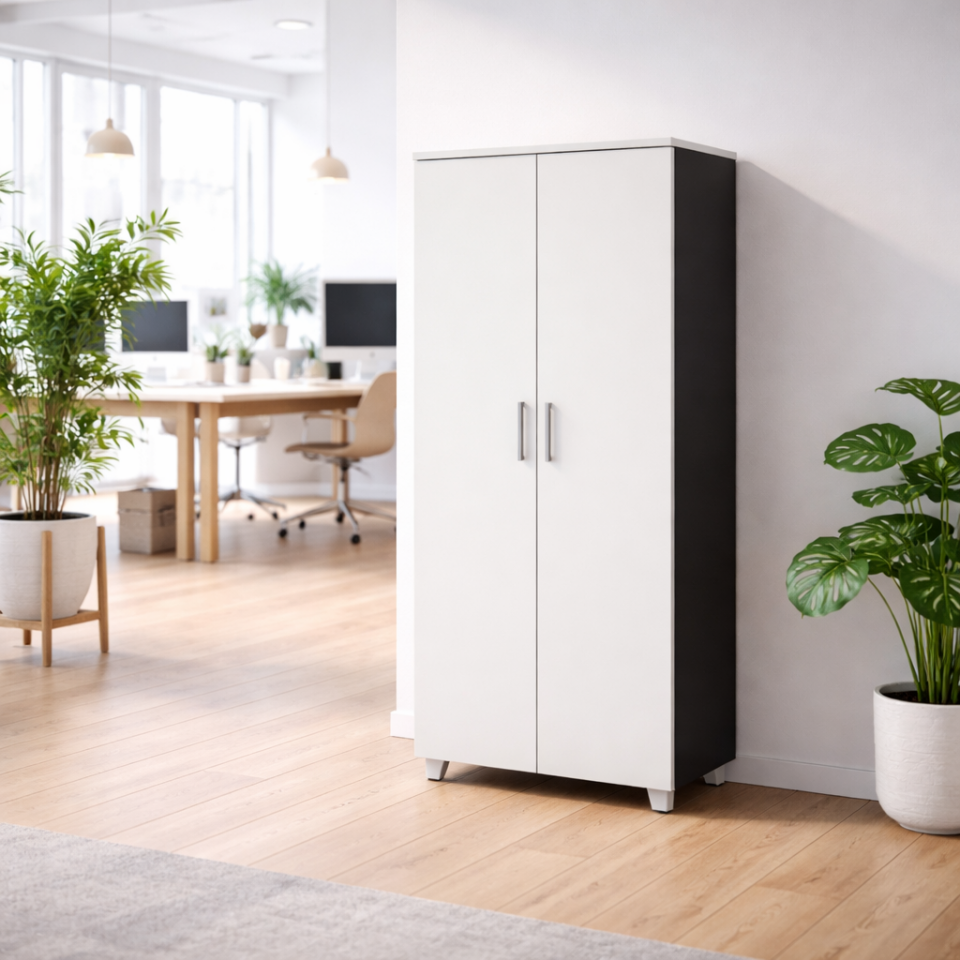 Kilitli Boydan Kapaklı Dolap (190cm)