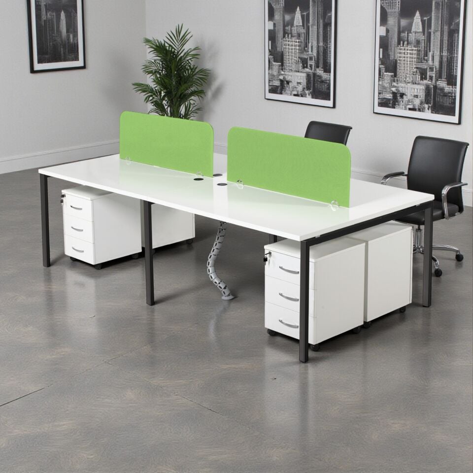 Ferro 4'lü Workstation Yeşil
