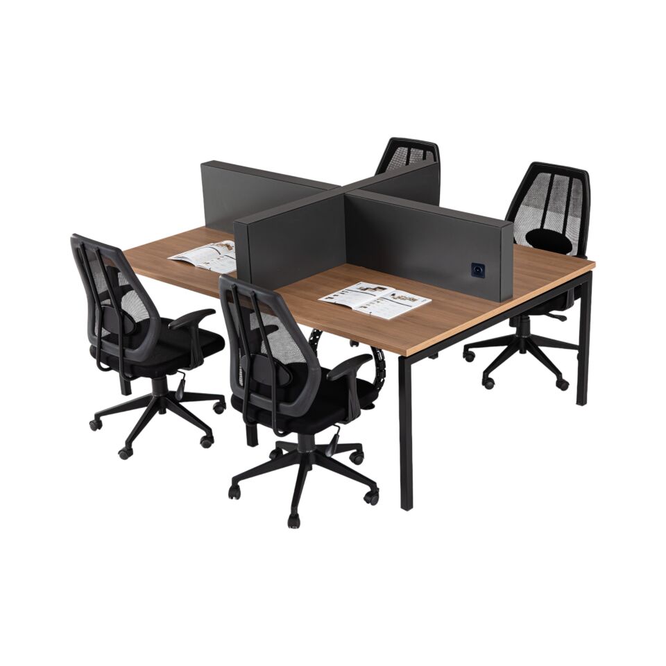 Ferro 4'lü Workstation Siyah