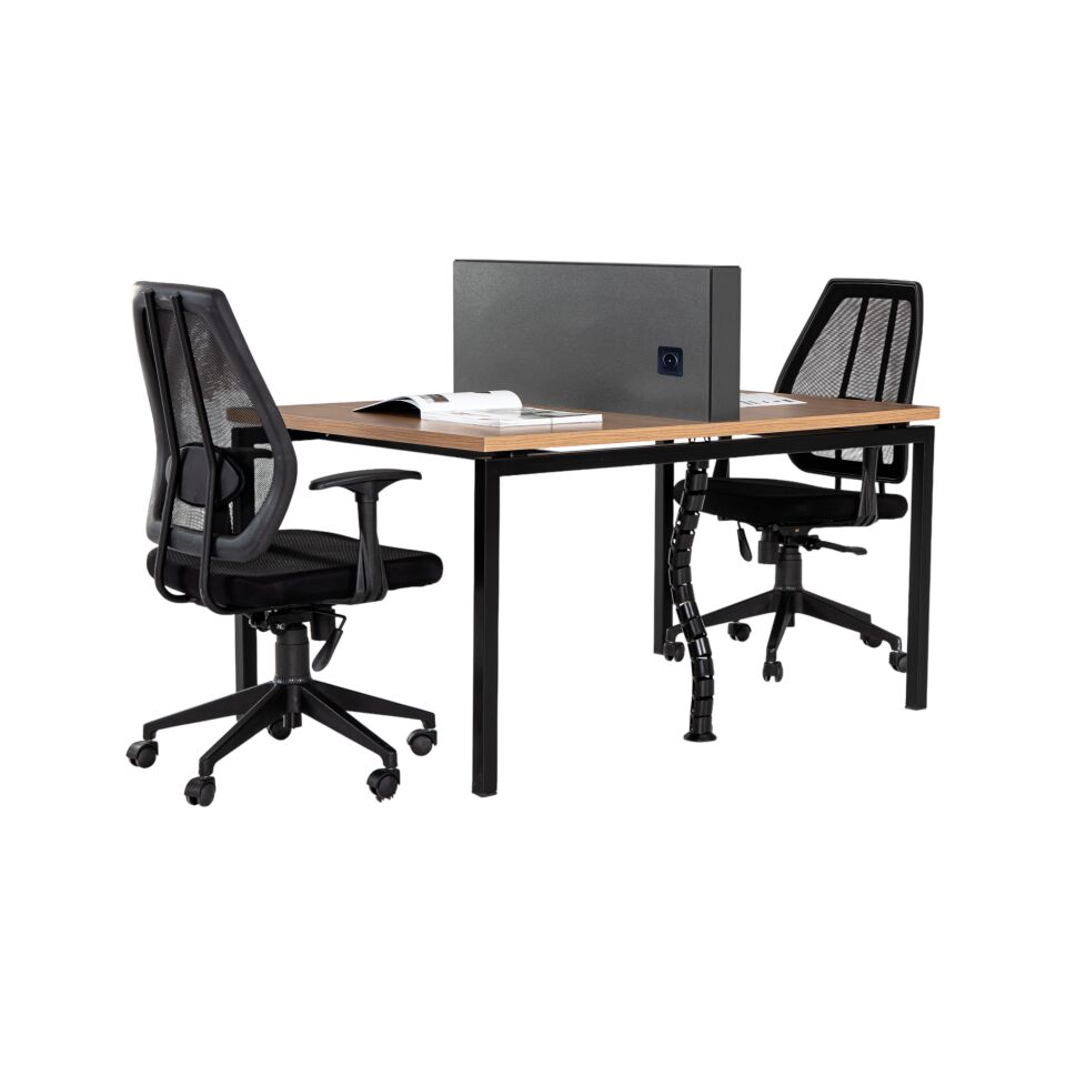 Ferro 2'li Workstation Siyah