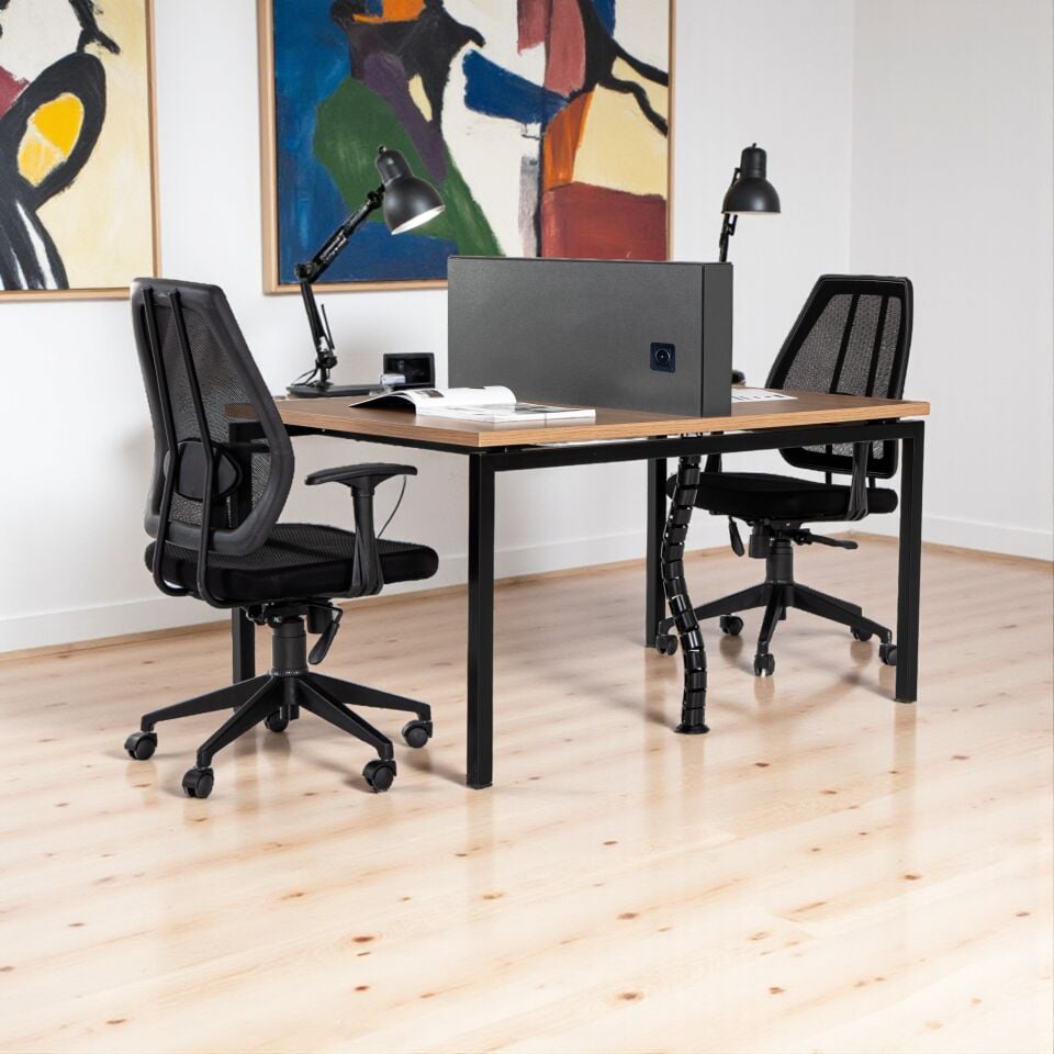 Ferro 2'li Workstation Siyah