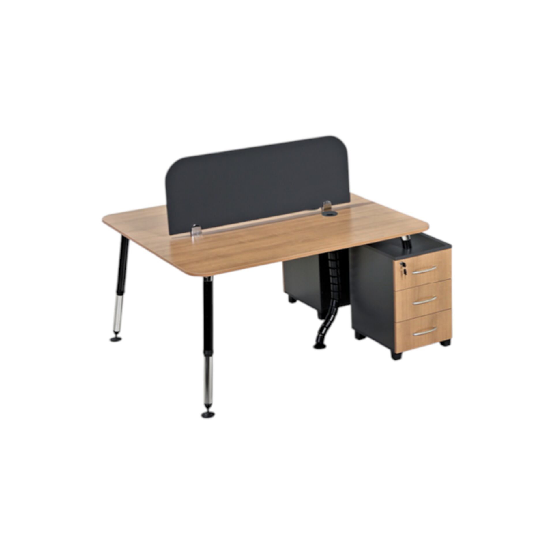 Beril Etajerli 2'li Workstation