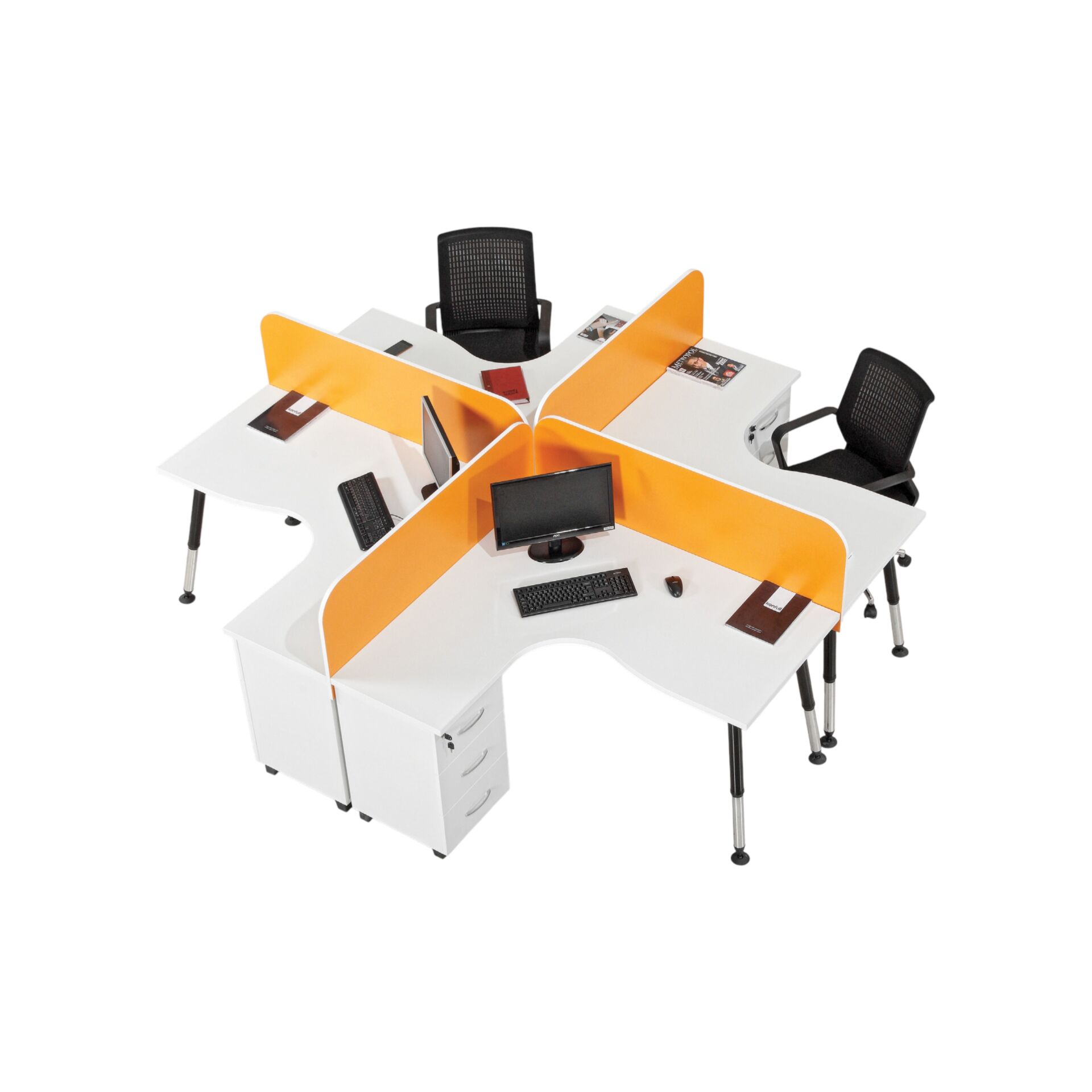 Micro Beril 4'lü Workstation