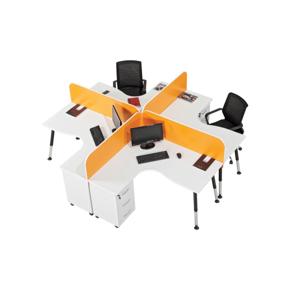 Micro Beril 4'lü Workstation