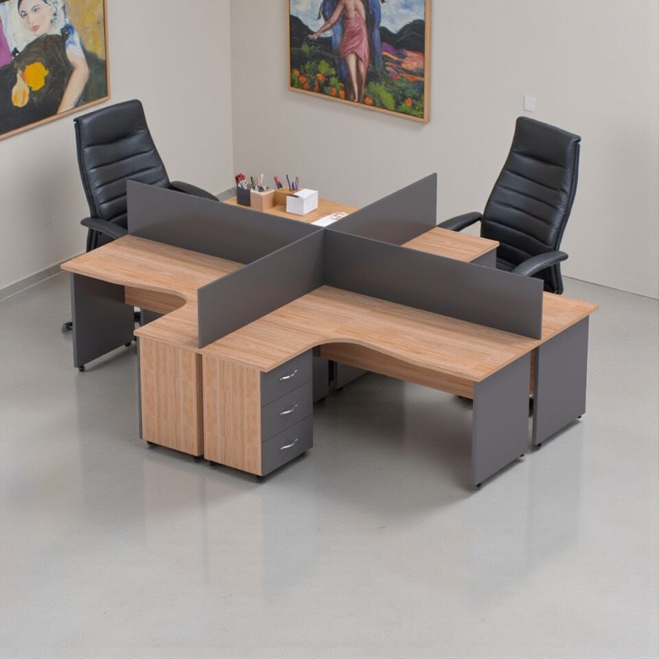 Micro 4'lü Workstation