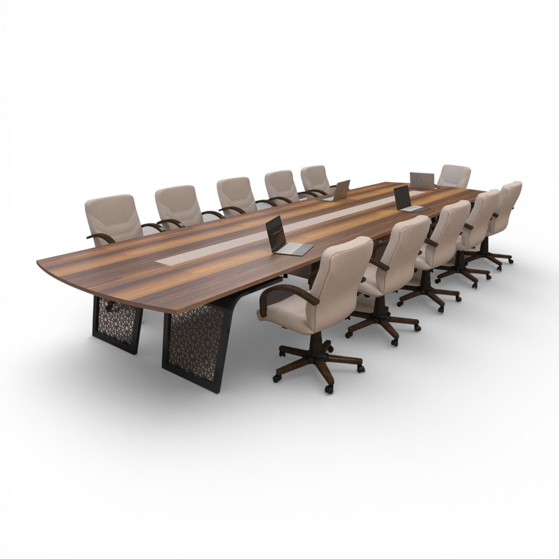 Terra Dolaplı Orta Ayaklı Toplantı Masası