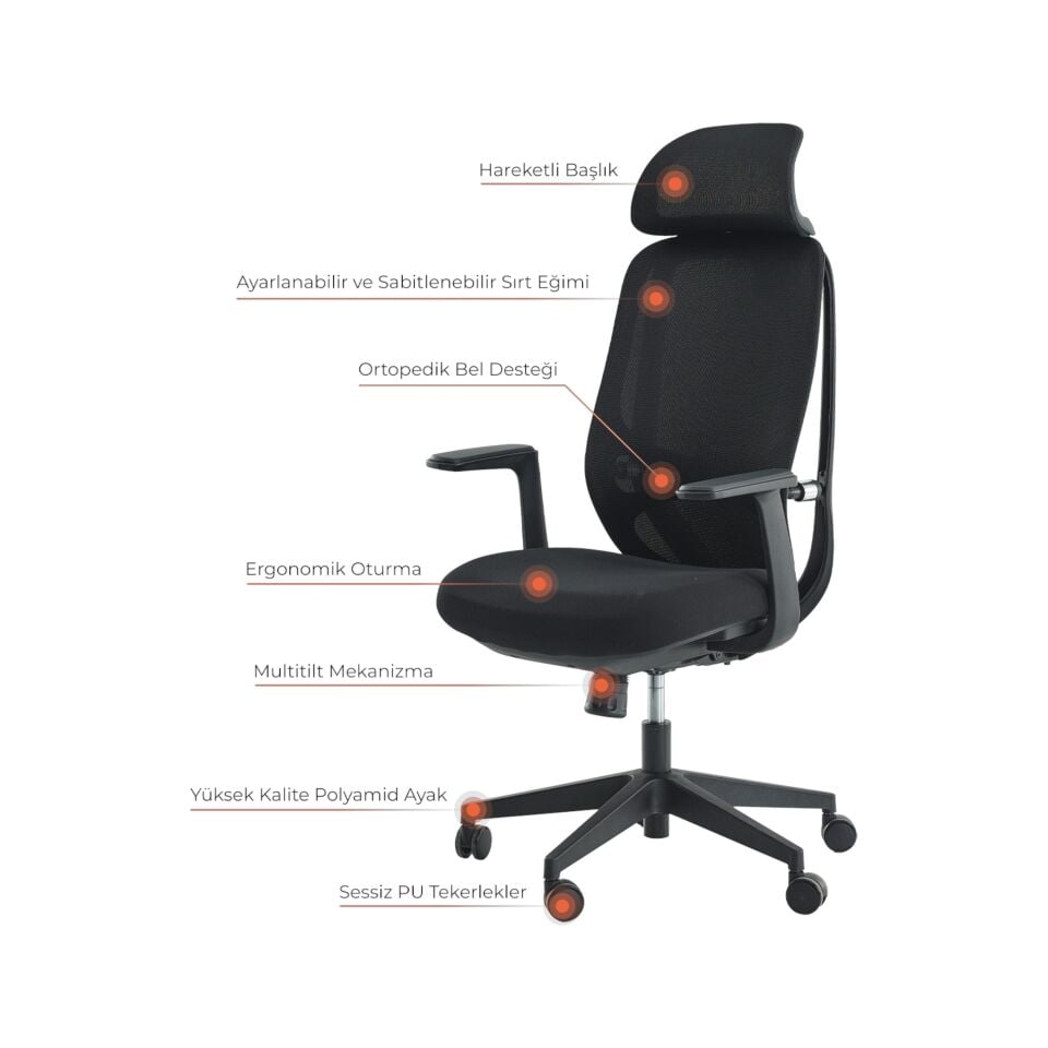 Capri Yönetici Koltuğu